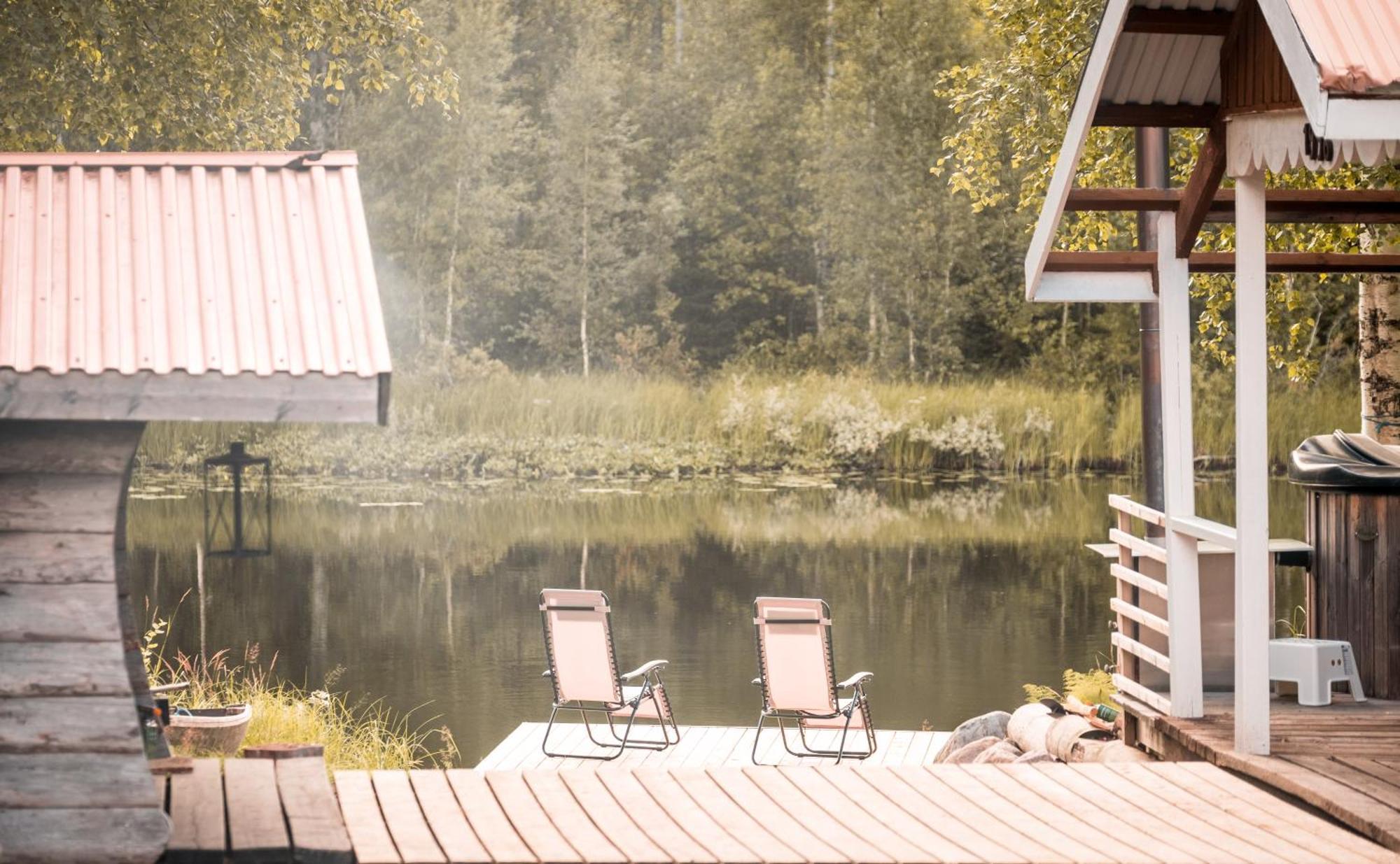 Langforsen Glamping & Lapland Experience Hotel Lapptrask Buitenkant foto