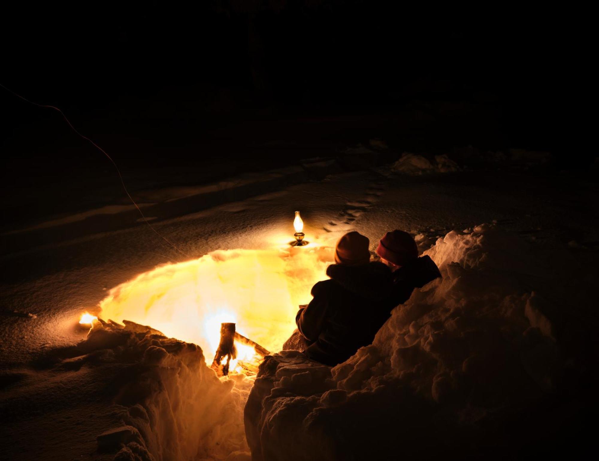 Langforsen Glamping & Lapland Experience Hotel Lapptrask Buitenkant foto